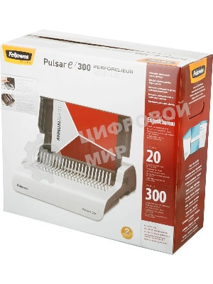 Переплетчик Fellowes Pulsar E (FS-56207) A4/перф.15л.сшив/макс.300л./пластик.пруж. (6-38мм)/электр.