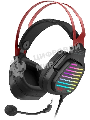 Гарнитура Bloody G560 красный/чёрный, проводная, подсветка