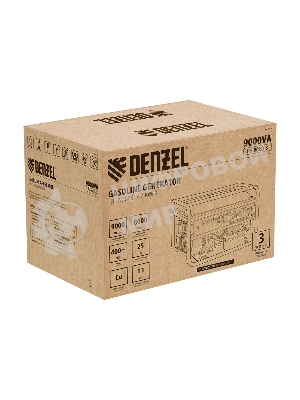 Электрогенератор бензиновый Denzel PS 90 ED-3, 9 кВт, 85 дБ, 90 кг