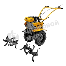 Мотоблок Denzel DPT-270S, 7 л.с., ремен.сцеп, фрез 3х4, ШОМ, передачи 2В/1Н