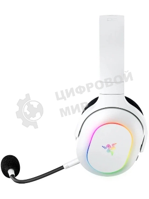 Гарнитура Razer Barracuda X Chroma белый, беспроводная, радиоканал, до 70 ч, съёмный микрофон, подсветка