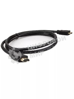Кабель HDMI-19M --- MiniHDMI-19M ver 2.0+3D/Ethernet,1m Telecom