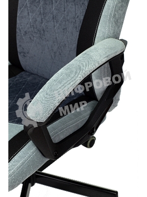 Кресло Бюрократ VIKING 6 KNIGHT BL FABRIC синий, ткань, 120 кг, механизм качания