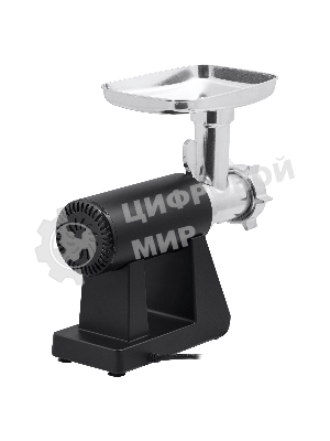 Мясорубка электрическая BBK MG3000 черный, 2500 Вт, 2.5 кг/мин, реверс, защита от перегрузки, металлический лоток, насадки - 7