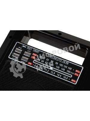 Радиоприемник портативный Сигнал Vikend Traveler черный USB SD/MMC