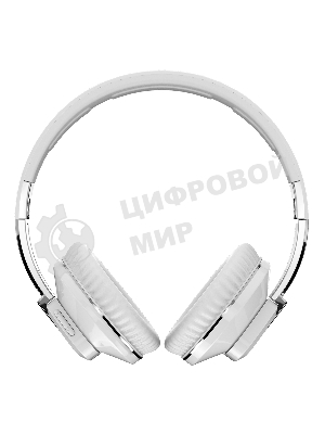 Беспроводные/проводные наушники More Choice HW33 белый, накладные, Bluetooth + проводной, до 10 ч