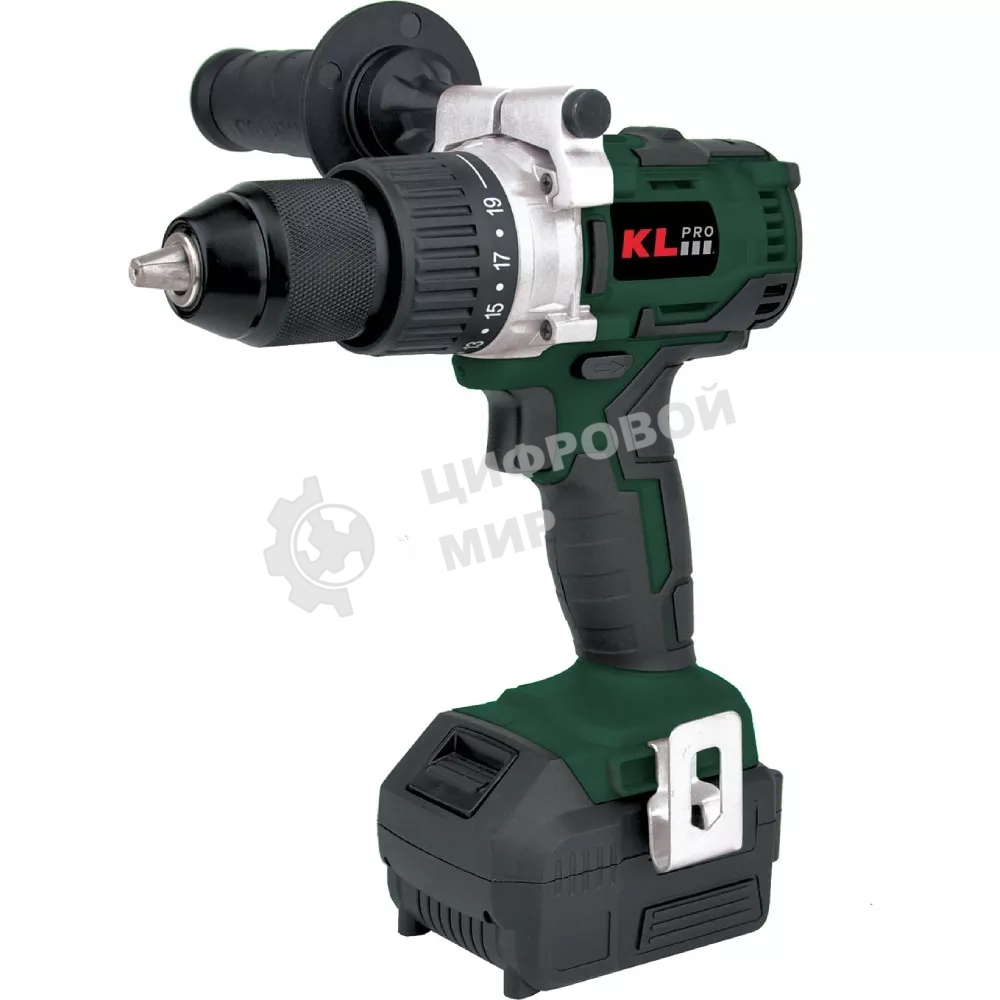 Профессиональный бесщеточный шуруповерт аккумуляторный Klpro KLNM18B-20 (18В, Li-ion-2шт, 2.0А·ч, 60Нм, З/У,в кейсе)