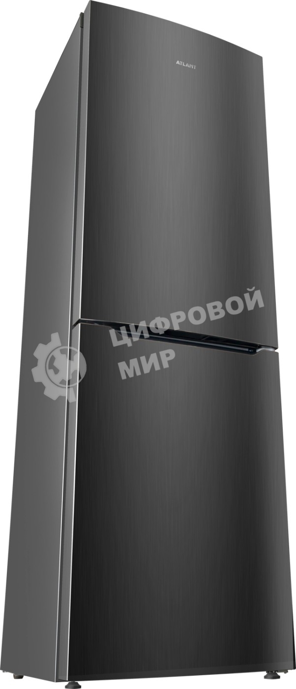 Холодильник Atlant XM 6623-159 черный металлик двухкамерный 182/159л морозилка снизу