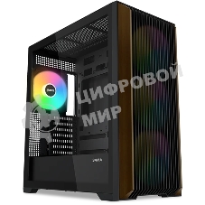 Корпус SAMA Z60, Midi-Tower, чёрный, 4 x 140 мм