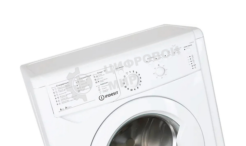 Стиральная машина Indesit IWUD 4085 белый, загрузка фронтальная 4 кг, 800 об/мин., класс: А