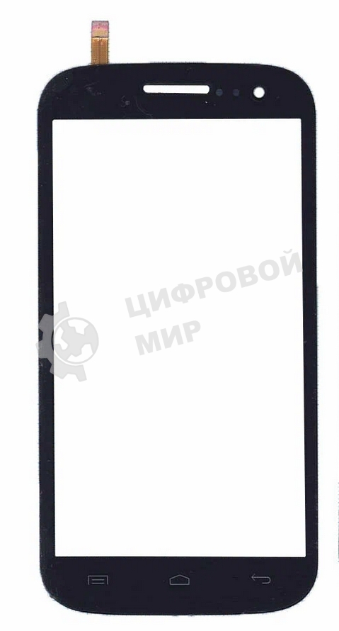 Сенсорное стекло (тачскрин) для Fly IQ451 Quattro Vista, черное