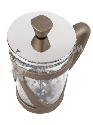 Френч-пресс Rondell Impressia Bronze RDS-1234, 0.6л, бронзовый