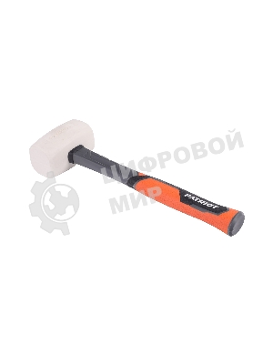 Киянка Patriot RMF 450 W белая, фиберглас.рукоять, квадратный боек, 450г, демпфирующее наполнение, низкий отскок (на 50%)