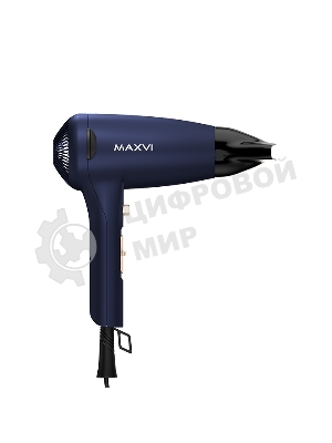 Фен Maxvi HD2001 синий, 2000 Вт