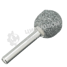 Шарошка абразивная Denzel шар, 19 мм, для дрели, хвостовик d6 мм, 63С