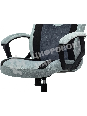Кресло Бюрократ VIKING 6 KNIGHT BL FABRIC синий, ткань, 120 кг, механизм качания
