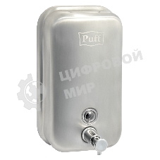 Дозатор для жидкого мыла из нерж. стали, матовый Puff-8615m, хром матовый, 1000 мл