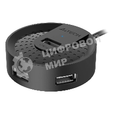 Разветвитель USB 2.0 A4Tech HUB-20 4порт. черный