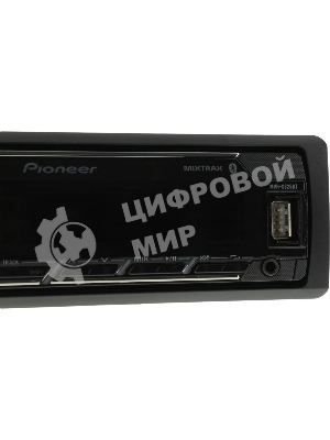 Автомагнитола Pioneer MVH-S325BT, 1 DIN, Bluetooth, USB Type-A, AUX, пульт ДУ, съёмная панель