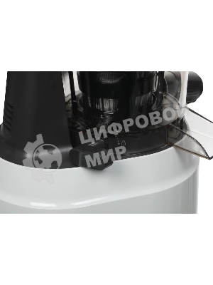 Соковыжималка Moulinex ZU150110 белый/черный, шнековая вертикальная, 150 Вт, 800 мл, электронное, реверс