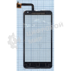 Сенсорное стекло (тачскрин) для Fly IQ4514 EVO Tech 4, черное