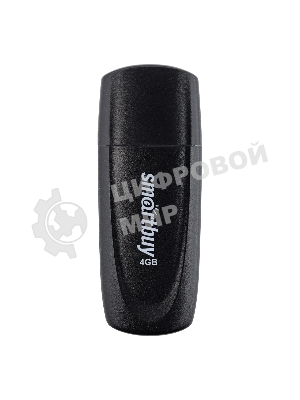 Флешка USB Smartbuy Scout Black (SB004Gb2SCK), 4Gb, USB 2.0, R/W 10/7, черный