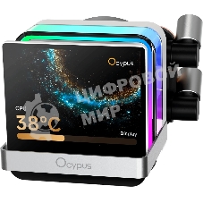 Система жидкостного охлаждения Ocypus Sigma L36 PRO WH IPS Display/ white/ 310W/ All Intel/ AMD AM* / Screws