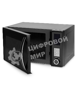 Микроволновая печь Hyundai HYM-D3009 черный, 23 л, 800 Вт, переключатели - кнопки, поворотный механизм