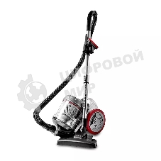 Пылесос Kitfort КТ-5152 серый/красный, 170/700 Вт, уборка сухая, пылесборник контейнер 1.6 л