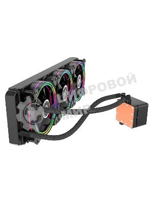 Система жидкостного охлаждения Alseye H360-4.0 черный, 120 мм, алюминий, 2000 об/мин, 35.2 дБ, 4 pin, 210 Вт