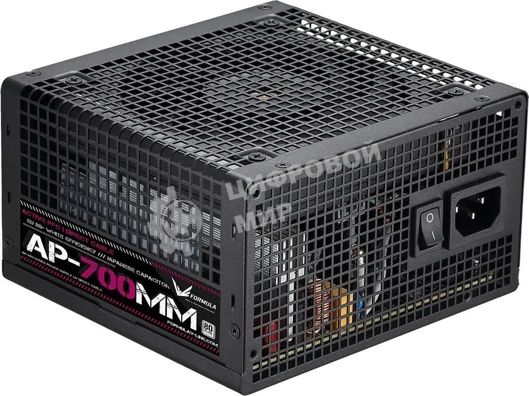 Блок питания Aerocool/Formula V Line AP-700MM, 700W, APFC, 80 PLUS, 12cm Fan