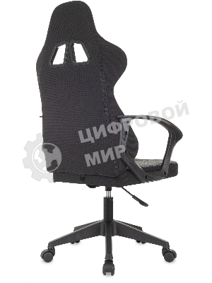 Кресло Zombie Carry черный/серый, экокожа, подголовник