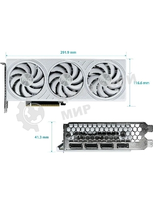 Видеокарта Palit NVIDIA GeForce RTX 5070 PA-RTX 5070 белый OC 12ГБ GamingPro, GDDR7