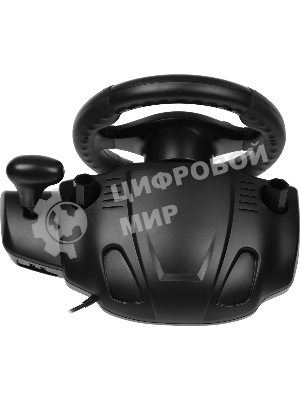 Игровой руль DEFENDER (64067) Rager черн,PC/PS/Xbox/Switch,педали