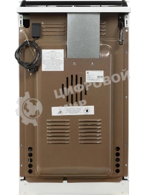 Плита газовая Лысьва ГП 400 МС СТ-2у белый, стеклянная крышка, конфорок 4 газовых, духовка 57 л, 50 см x 84 см x 60 см