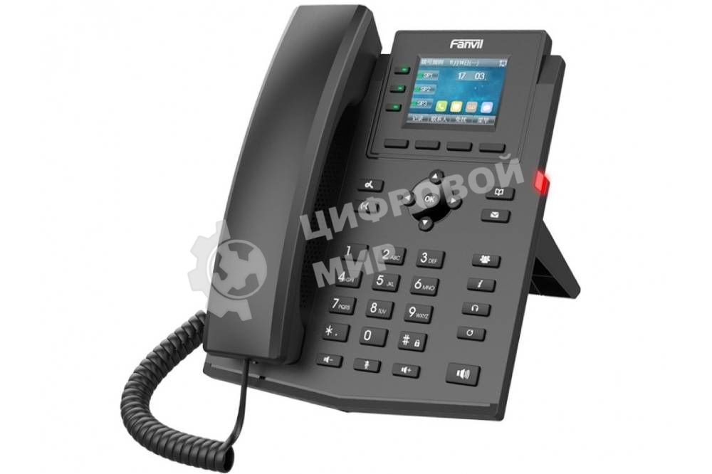 Телефон IP Fanvil X303-2 Wire черный