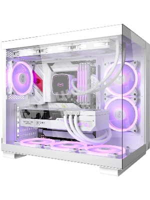 Компьютерный корпус без блока питания Case PCCooler C3T500 ARGB WH, Midi-Tower, TG, 6x120мм ARGB, 1xUSB-C 3.1 + 2xUSB-A 3.0, ATX, mATX, mITX белый