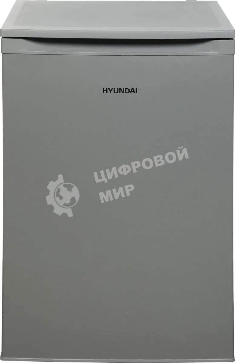 Холодильник Hyundai CO15051A серебристый однокамерный 101/14л морозилка сверху