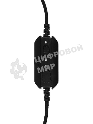 Гарнитура проводная с микрофоном A4Tech Bloody G570 черный/серый 2м мониторные USB оголовье (G570 USB/BLACK + GREY)