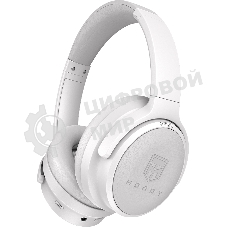 Беспроводные/проводные наушники Ural Молот Н130 белый, полноразмерные, Bluetooth + проводной, активное шумоподавление