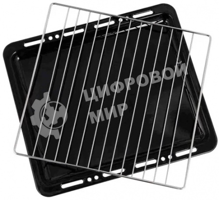 Плита комбинированная Flama RK 2211 белый, конфорок 4 шт, духовка 50 л, 50 см x 85 см x 60 см