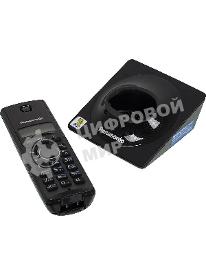 Телефон беспроводной (DECT) Panasonic KX-TG1711RUB черный АОН, Caller ID,12 мелодий звонка,подсветка дисплея,поиск трубки