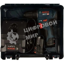 Дрель-шуруповерт Bosch GSR 12V-30, 12 В, 2 Ач, 30 Нм, бесщеточный