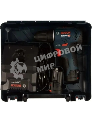 Дрель-шуруповерт Bosch GSR 12V-30, 12 В, 2 Ач, 30 Нм, бесщеточный