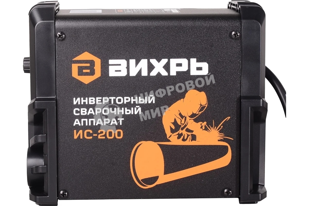 Сварочный аппарат ВИХРЬ ИС-200, 160-260в, 10-200А, инверторный