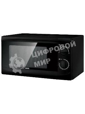 Микроволновая печь BBK 20MWS-706M/B черный, 20 л, 700 Вт, переключатели - поворотный механизм