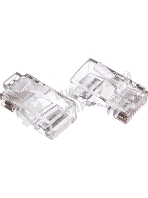 Коннектор VCOMRJ-45 (8P8C) для UTP кабеля 5 кат. 20 шт в пакете
