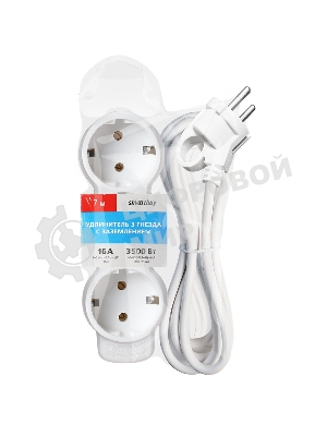 Удлинитель Smartbuy (SBE-16-3-07m-Z) 3 гн х 7,0 м белый