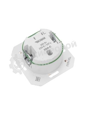 Светорегулятор Kranz DEA 300Вт с/у мех. бежевый (1/10/100)