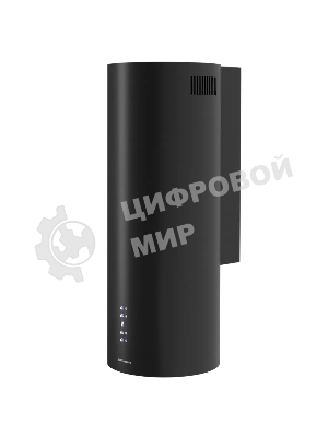 Вытяжка Kuppersberg, цилиндрическая, настенная, 35 см, электронное кнопочное управление, таймер, отвод/рециркуляция, 3 скорости, производительность 850 м3/ч, LED освещение, обратный клапан, уровень шума 68 дБ, угольный фильтр CF110 (опция), цвет черный